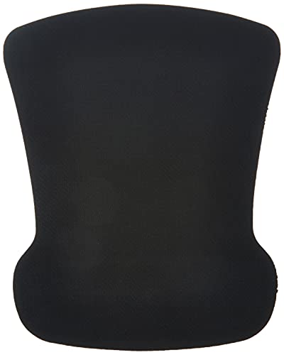 Amazon Basics Ergonomic Mouse Pad with Wrist Support - Gel Cushion, Non-Slip, 10.1 x 8.1 Inches - Single