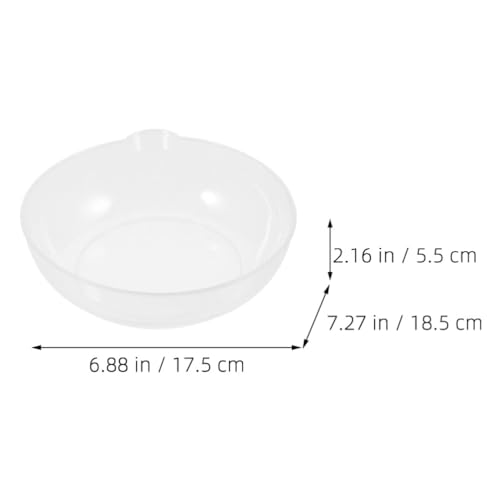 Kitchen Scale Tray 2Pcs Plastic Food Weighing Pan for Electronic Scales Reusable Tray with Large Capacity for Home and Baking Use