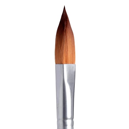 Princeton Aqua Elite Prism Brush, Synthetic Bristles, Short Handle Watercolor Paintbrush, Matte Black, Size 12, 1 Count