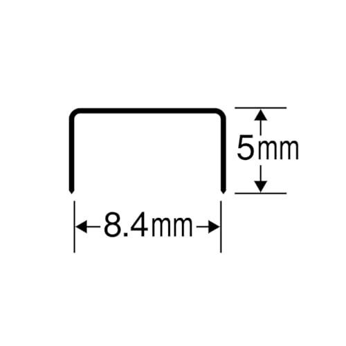 MAX No.10 Mini Staples 8.4mm x 5mm for HD-10FL Handy Staplers – 50 Staples/Stick, 1,000/Box, Made in Japan