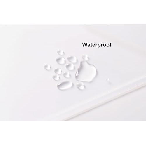 8.5 x 11 Vertical Clear Letter Sized Plastic Envelopes Document File Storage Holder 40 Pack Hook Loop Closure