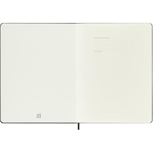 Moleskine PRO 12 Month 2026 Weekly Vertical Planner, Hard Cover, XL (7.5" x 9.75"), Black, 288 pages