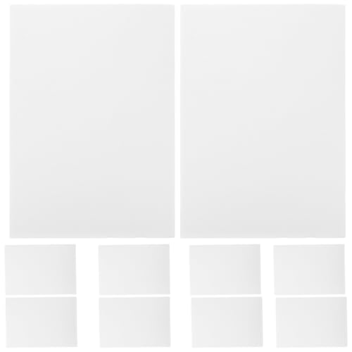 SECFOU 10Pcs Blank Foam Board Large 20x30 Inch White Foam Board for Art Projects DIY Crafts Signage and Background Display