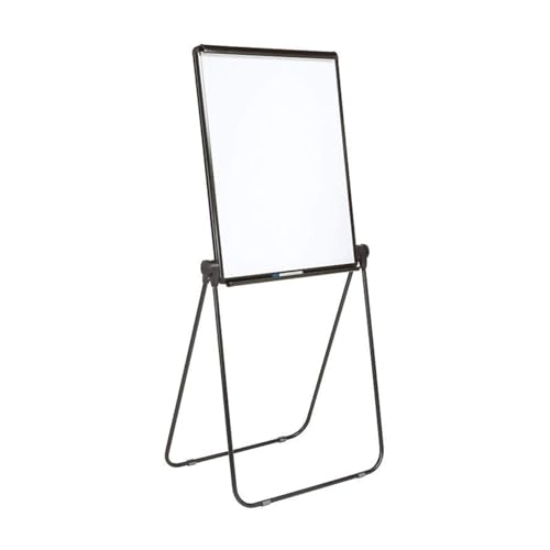 Staples Whiteboard & Flip Chart Easel - Black Frame, 1 Pack