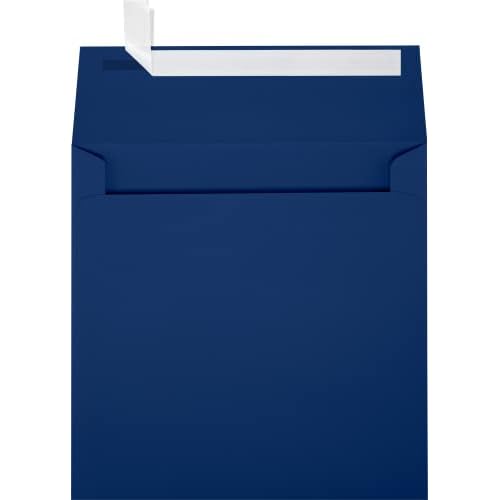 LUXPaper Square Invitation Envelopes | Peel & Press | 6" x 6" | Navy Blue | 80lb. Text | 250 Qty