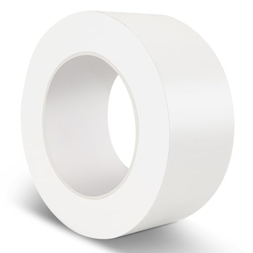 Duct Tape, 2 Inch x 35 Yards, 1 Roll, Waterproof and Heavy Duty, Tear by Hand, for Packing Repairing and Crafts (White)
