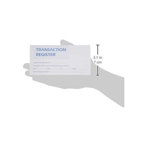 12 Check registers for Personal Checkbook - Checkbook Ledger Transaction Registers Log for Personal or Business Bank Checking Account, Saving Account