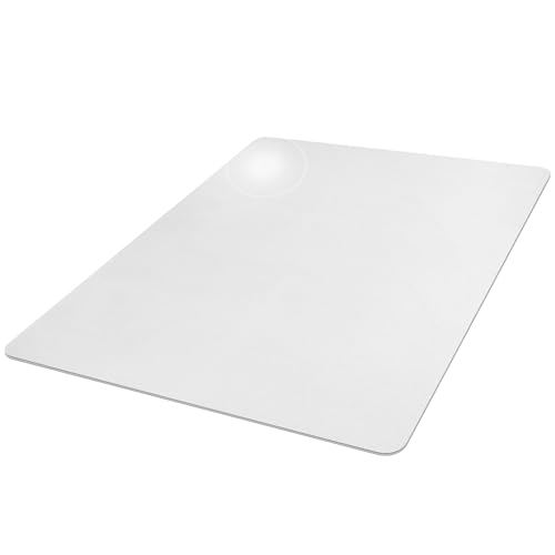 Office Chair Mat for Hardwood Floors, 3.2mm Thick 47" x 30" Heavy Duty Hard Desk Chair Mat, Clear Polycarbonate Hard Floor Protector for Rolling Chairs, Easy Glide and Ship Flat
