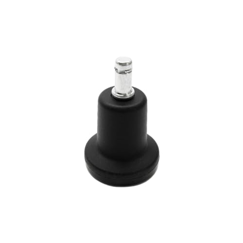 Caster Chair Company Chromcraft Replacement Bell-Shaped Rolling Caster Castor Chair Wheels Stationary Converter Glides (Set of 4)