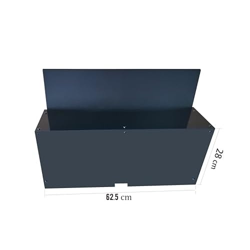 External Case for Desktop Monitor - Desk Organizer - Acrylic Organizer for All Small Office Storage Items (Straight Edge, 11 inch)