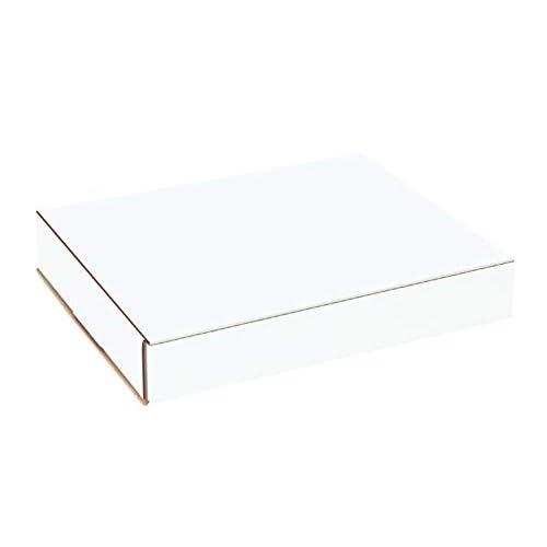 Ship Now Supply SNM842 Corrugated Mailers, 8"L x 4"W x 2"H, White (Pack of 50)