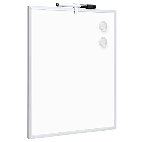 Amazon Basics 11x14 Magnetic Dry Erase Whiteboard with Aluminum Frame and Marker