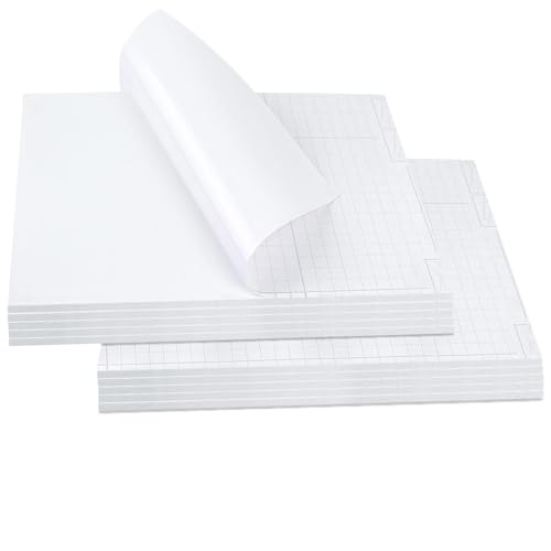 Mat Board Center, Pack of 10, 11x14 Self Adhesive Foam Board for Picture and Poster Mounting, Lightweight White Color Foam Board for Crafts, Artworks, 3/16 inches Thick
