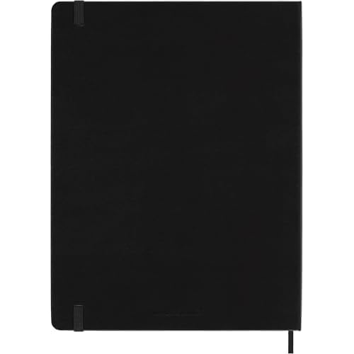 Moleskine Classic 18 Month 2025-2026 Weekly Planner, Hard Cover, XL (7.5" x 10"), Black, 208 pages