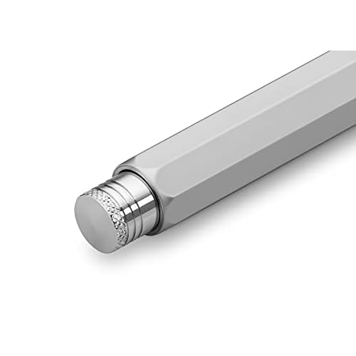 Kaweco SKETCH UP Clutch Pencil 5.6 mm 5B Satin Chrome with Lead Refill I Pencil 10.5 cm