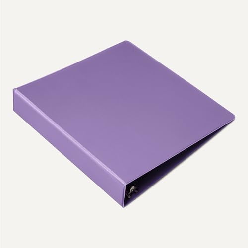 Amazon Basics 3-Ring Binder 1.5 Inch, Holds 275 Sheets, Assorted Colors, 4-Pack