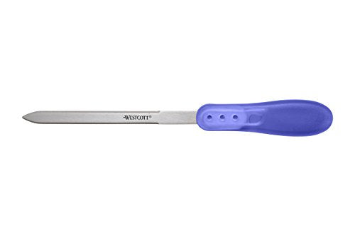 Westcott All-Purpose Letter Opener with Soft Handle, Assorted Colors
