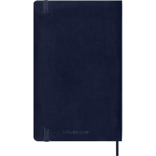 Moleskine Classic 18 Month 2025-2026 Weekly Planner, Soft Cover, Large (5" x 8.25"), Sapphire Blue, 208 pages