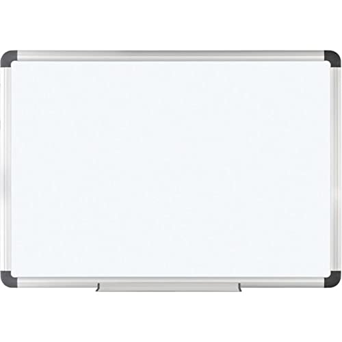 Realspace Magnetic Dry-Erase Whiteboard 36x48 Inches Silver Frame