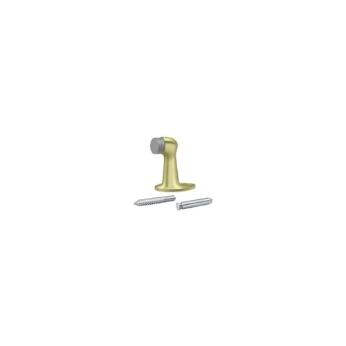Deltana Fdb278u3-unl Floor Door Bumper, Unlacquered Bright Brass