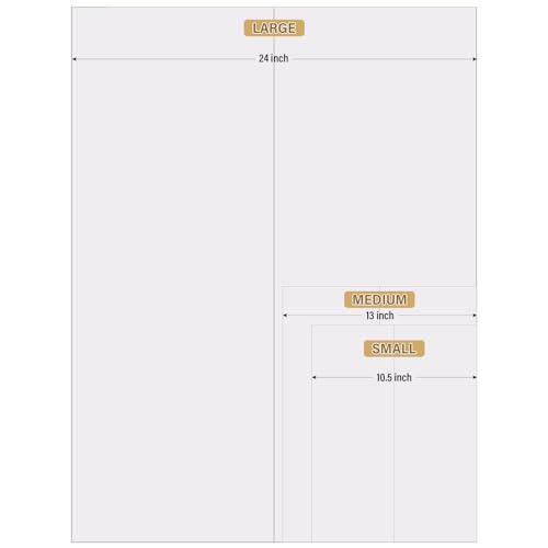 4 Pcs Trifold Poster Board, 26x17 inches White Poster Board Comes with Sticky Accessories, Corrugated Presentation Boards, Display Board for School Projects, Business Presentations