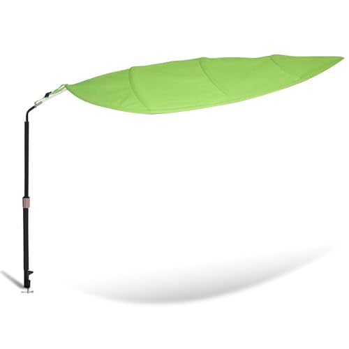 Green Leaf Office Cubicle Light Shield and Desk Shade (Cubicle Shade) ? Adjustable, UV-Resistant ? Blocks Overhead Light, Glare and AC Airflow, Ideal for Light Sensitive Workers
