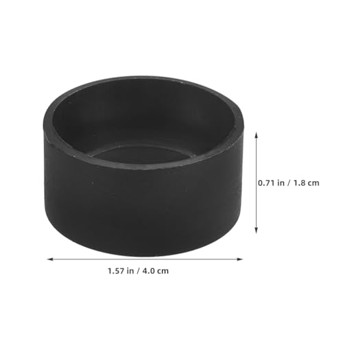 Cabilock 2 Pack Microscope Eye Mask Rubber Eyepiece Covers for 36-38Mm Diameter Large Flat Angle Binocular Eye Cups with Foldable Design for Comfortable Wide Field Viewing