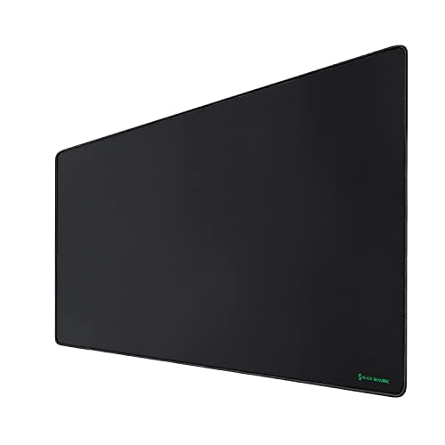 Black Shark Gaming Mouse Pad Desk Mat 47.2¡± x 23.6¡±, Oversized Large Mouse Pad, Non-Slip Mousepad, Super-Thick with Special-Textured Surface, Anti-Fray Stitched Edges, Desk Pad Manta P4