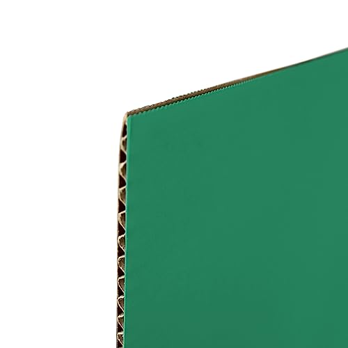 Flipside Products 24 Pack Green Study Carrel, 12¡±x48¡± Privacy Boards, Student Privacy and Focus Booth for The Classroom, Desk Divider Cubby for Tests, Made in USA