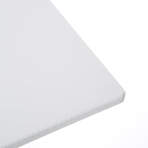 Seville Classics airLIFT Mobile Laptop Table White 24" Overbed Desk
