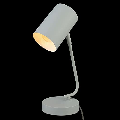 Globe Electric 12651 15" Desk Lamp, Matte Light Blue, in-Line On/Off Rocker Switch, Home D?cor, Desk Lamps for Home Office,Home Office Accessories,Room D?cor,Accent Lighting Lamps, Home Improvement