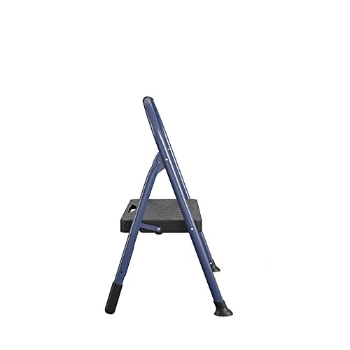 CoscoProducts COSCO 11248NVY1E 1 Folding Big Step Stool, 225 lb. Weight Capacity, ANSI Type II