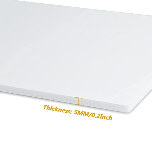 30 Pcs White Foam Boards 10x8 Inch Thick Poster Boards for Art Crafts Presentations