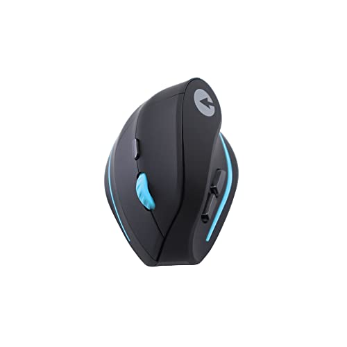 Swiftpoint ErgoPoint Ergonomic 6-Button Vertical Mouse for Health & Productivity, Office or WFH Compatible with Zoom, MS Teams, Skype & More