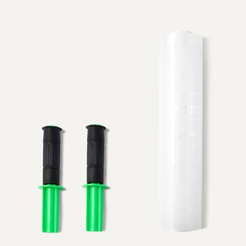 Amazon Basics Strong Transparent Stretch Wrap Film Roll for Moving,