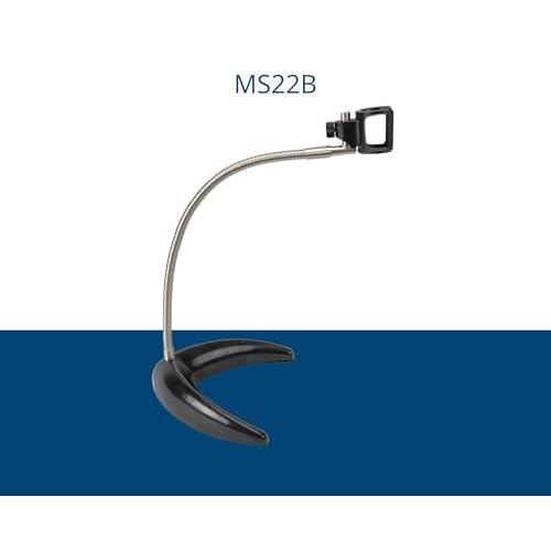 Dunwell Tech, Inc MS22B Flex-arm Desktop Stand (Black), ~16 Inch Height - Designed for Dino-Lite AM2111, AM3111, AF3113, WF3113, and Casual Use