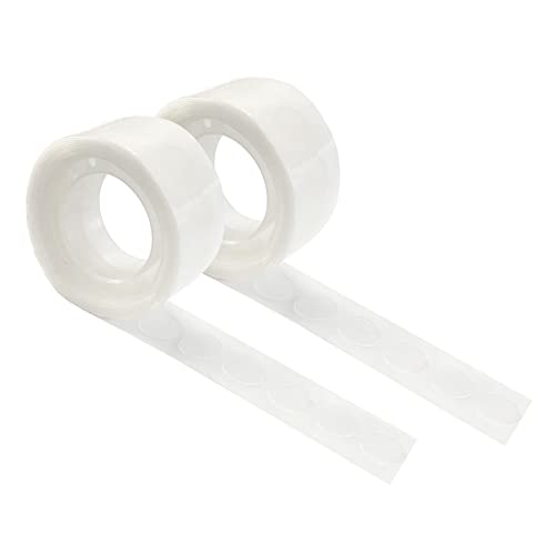 HANWER 200 PCS Clear Double Sided Glue Dots for Balloons & Crafts – Variation 2