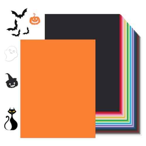 300 Sheets Colored Cardstock 8.5 x 11, Goefun 25 Colors Colored Printer Paper 65lb Construction Paper Assorted Colors for Crafts & Scrapbooking