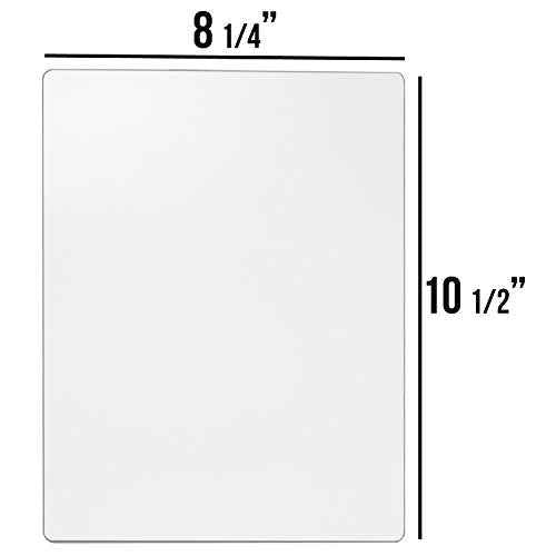 SourceOne Premium Acrylic Brochure Support Inserts for Humid Environments, 5 Pack