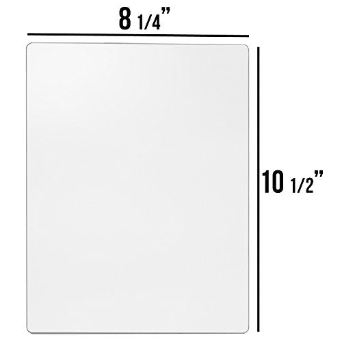 Source One 10 Pack Premium Brochure Support Inserts for Humid Environments