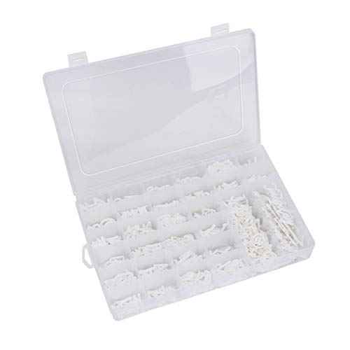 Letter Board Letters,645 PRE-Cut Characters (3/4 and 1 Inch,White) With Sorting Tray