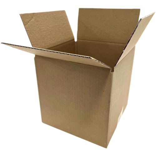 100 Pack 6x6x6 Cardboard Shipping Boxes - Corrugated Mailing & Packing