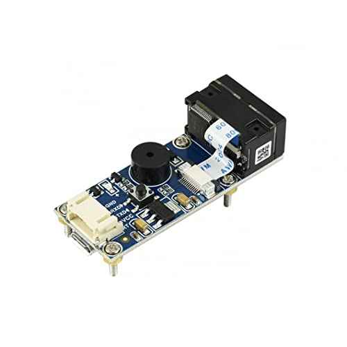 Barcode Scanner Module 1D/2D Codes Reader Kit Read Barcode, QR Code etc Onboard Micro USB and UART Serial Port Woks in The Dark