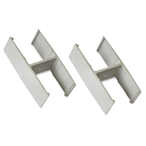 Lorell Straight Panel Connectors, Aluminum, for 180° Fabric Panels