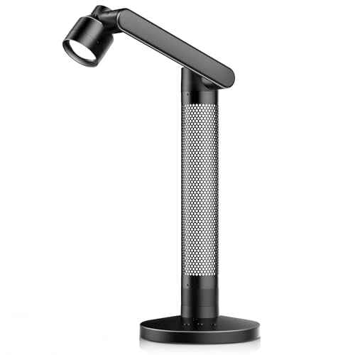 Lytmi 3-in-1 LED Desk Task Reading Light for Office, CRI95 Eye-Caring Architect Desk Lamp, 360¡ÆRotatable Swing Arms, Dimmable Table Lamp with Atmosphere Lighting for Computer Monitor Desktop Bedside