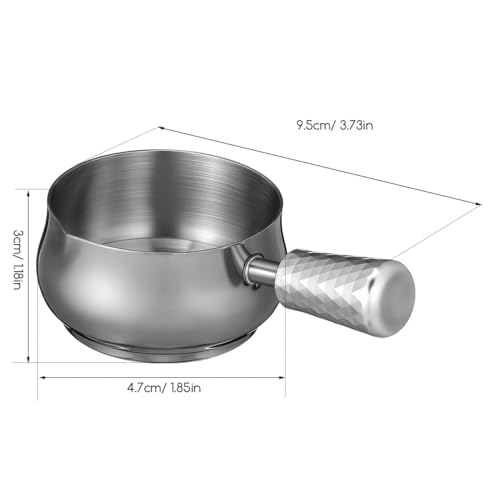 60ml Stainless Steel Wax Seal Scoop with Handle for Sealing Stamp and DIY Crafts