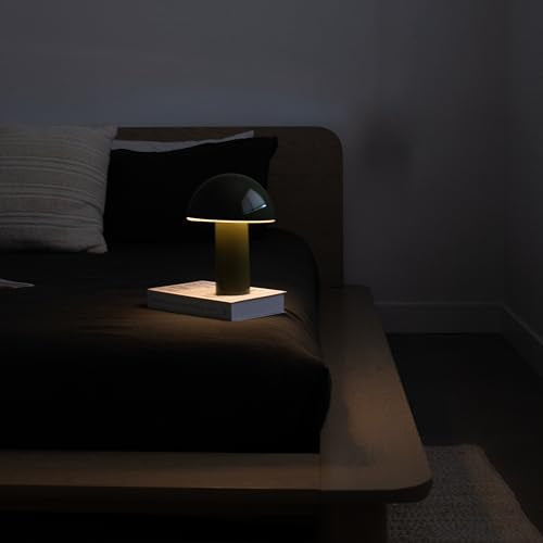 Brightech Celia 10" Green Touch-Controlled Cordless Dimmable LED Table Lamp
