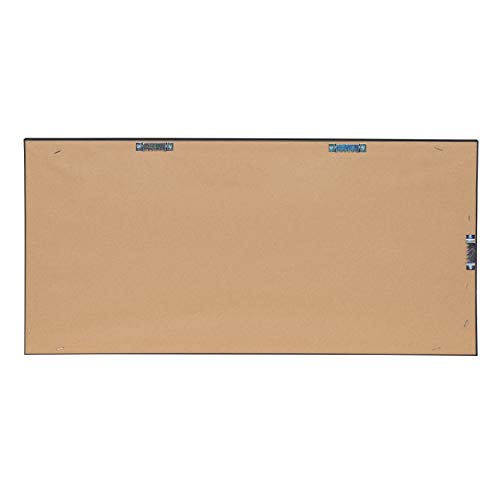 DesignOvation Wyeth Framed Magnetic Dry Erase Weekly Calendar, Black