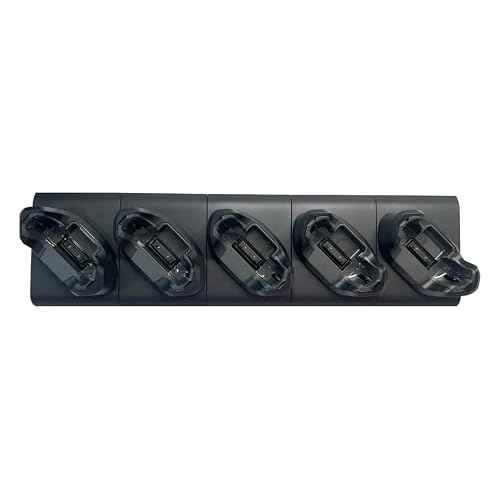 5-Port Charging Cradle Kit for Zebra TC53 & TC58 Android Scanners - CRD-NGTC5-5SC5D - Includes Power Supply