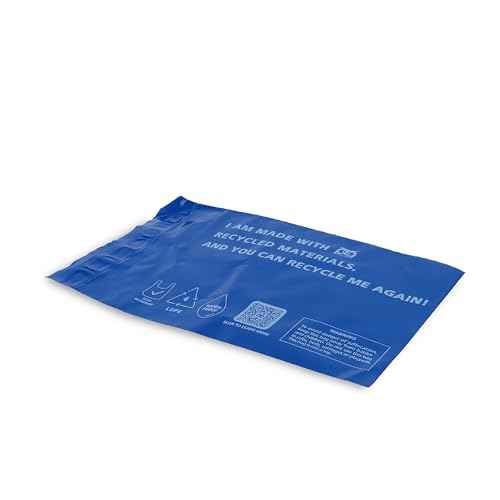Owlpack Eco Friendly 2 MIL Blue Recycled Mailers (6" x 9", pack of 500)